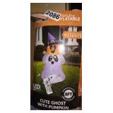 5FT GHOST &, PUMKIN INFLATABLE