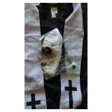 SCARY PRIEST COSTUME ADULT SIZE S