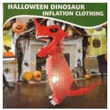 INFLATABLE DINOSAUR COSTUME KIDS RED