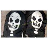2 KIDS MED SKELETON SKIN JUMPSUITS