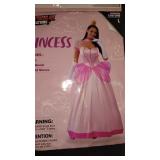 PRINCESS COSTUME WOMEN'S SIZE L 4 PACK