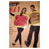 PB&J COSTUME COUPLE ADULT SIZE STANDARD