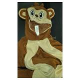 MONKEY JUMPSUIT ADULT SIZE M 4 PACK