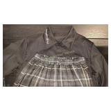 BOARDING SCHOOL UNIFORM BLACK COSTUME KIDS SIZE M