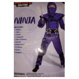 BLUE NINJA COSTUME KIDS SIZE L
