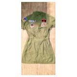 WOMENS LARGE PILOT DRESS COSTUME