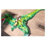 KIDS LARGE INFLATABLE RIDE-ON RAPTOR COSTUME