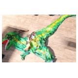 KIDS LARGE INFLATABLE RIDE-ON RAPTOR COSTUME