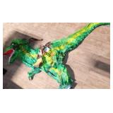 KIDS LARGE INFLATABLE RIDE-ON RAPTOR COSTUME
