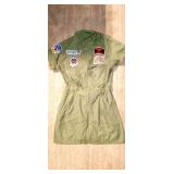WOMENS LARGE PILOT DRESS COSTUME