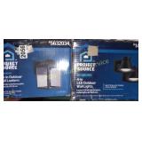 2CT OUTDOOR WALL LIGHT FIXTURES