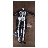2 KIDS SKELETON JUMPSUITS & AX