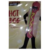HOT DOG COSTUME KIDS SIZE L