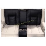 3PC POWERED RECLINING BLACK &WHITE LEATHER