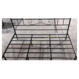 METAL KING SIZE PLATFORM BED RETAIL$299