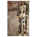 SKELETON COSTUME ADULT SIZE M 8 PACK