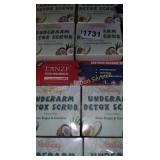 8 PACK OF UNDERARM DETOX SCRUB AND 2 PACK OF