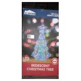 IRIDESCENT TREE DECORATION