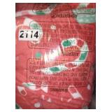 ADULT LARGE CANDY CANE ONESIE