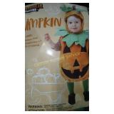 PUMPKIN COSTUME KIDS SIZE 3T