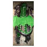 KIDS LARGE GREEN DRAGON COSTUME