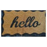 HELLO DOOR WELCOME MAT