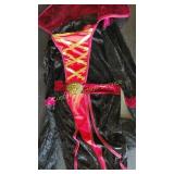VAMPIRE DRESS COSTUME KIDS SIZE M