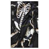 WOMENS GLOW IN THE DARK SKELETON DRESS SIZE M A
