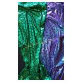 GREEN MERMAID SIZE XS AND PURPLE MERMAID SIZE XXL