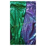 GREEN MERMAID SIZE XS AND PURPLE MERMAID SIZE XXL