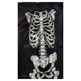 WOMENS GLOW IN THE DARK SKELETON DRESS SIZE M 2