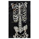 WOMEN'S GLOW IN THE DARK SKELETON DRESS SIZE M 2