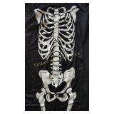 WOMEN'S GLOW IN THE DARK SKELETON DRESS SIZE M 2