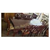 dining room table w/ 8 chairs