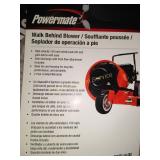 Powermate Walk behind blower 150 mph 1200 cfm air