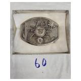 Polished Pewter Arizona state buckle