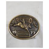 1977 Hesston rodeo buckle