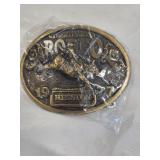 1977 Hesston rodeo buckle