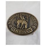 1979 Hesston NFR Buckle