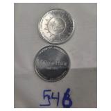 2 Miller and Paine Century tokens