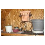 misc flower pots
