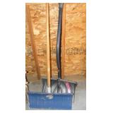 2- snow shovels