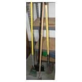 Broom, Roundnose Shovel, Garden Tools