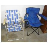2- Lawn Chairs and 1- Bag Chair