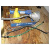 Funnels, Caulk Gun, Bungee Cords