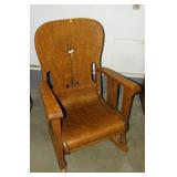 Oak Platform Rocker