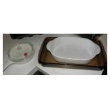 Glass Casserole Dishes, Corningware Fry Pan