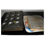 4- Cookie Sheets, Racks, Cutting Boards