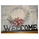 Welcome Sign, Wreath