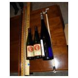 Wine Bottles, Yardsticks, International Harvest
